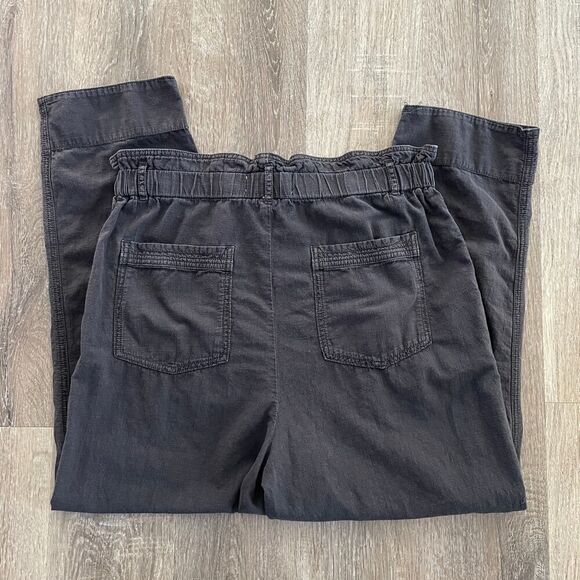 Anthropologie Malin Utility Pants Off Black - Size: Medium - Picture 8 of 13